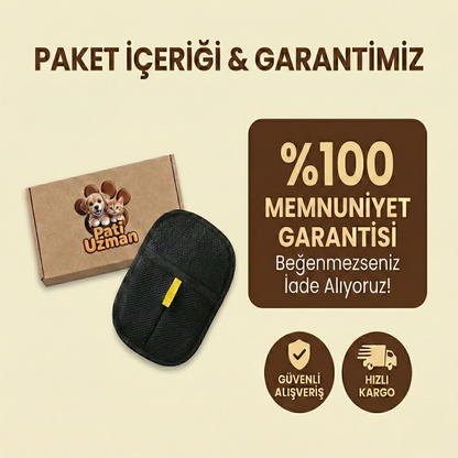 Manyetik Tüy Toplayıcı Eldiven (Ekstra Kalınlaştırılmış Tabanlı)