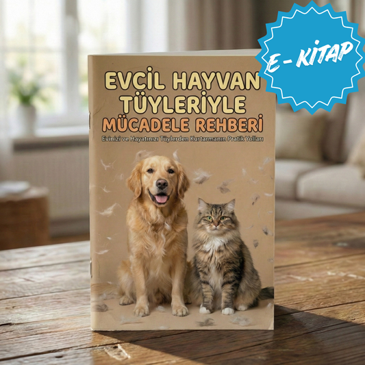 🎁 EVCİL HAYVAN TÜYLERİYLE MÜCADELE REHBERİ  (E-Kitap)🎁