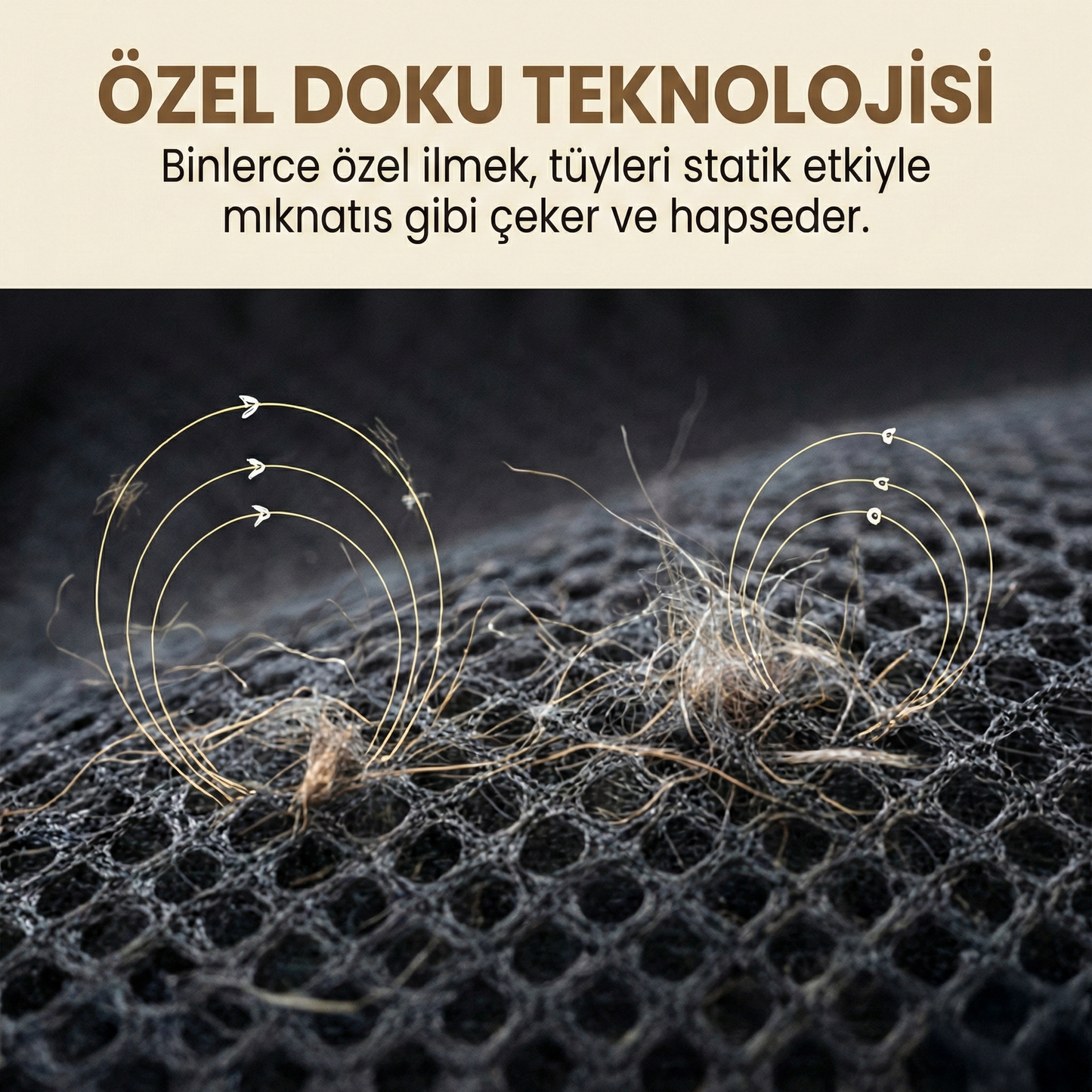 Manyetik Tüy Toplayıcı Eldiven (Ekstra Kalınlaştırılmış Tabanlı)