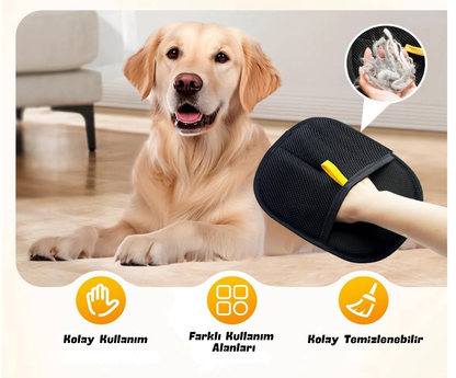 Manyetik Tüy Toplayıcı Eldiven (Ekstra Kalınlaştırılmış Tabanlı)